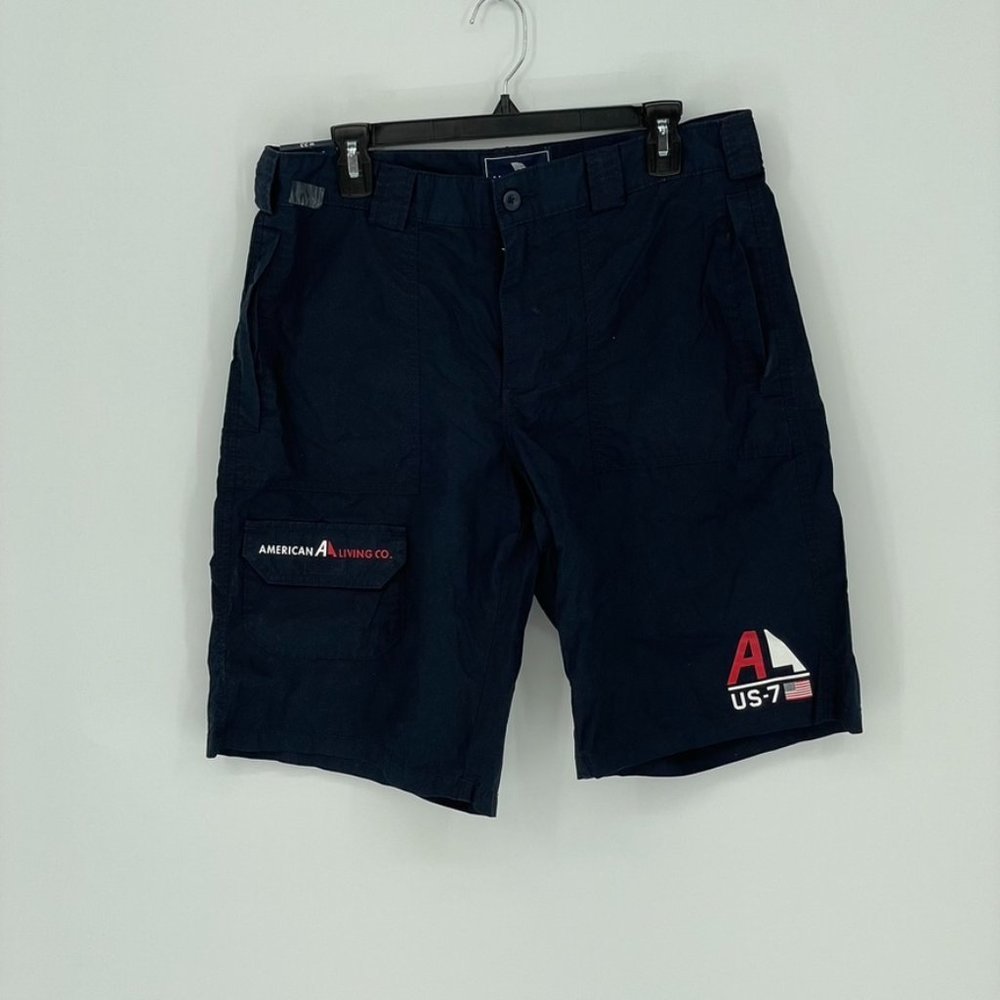 AMERICAN LIVING Navy Cargo Shorts
